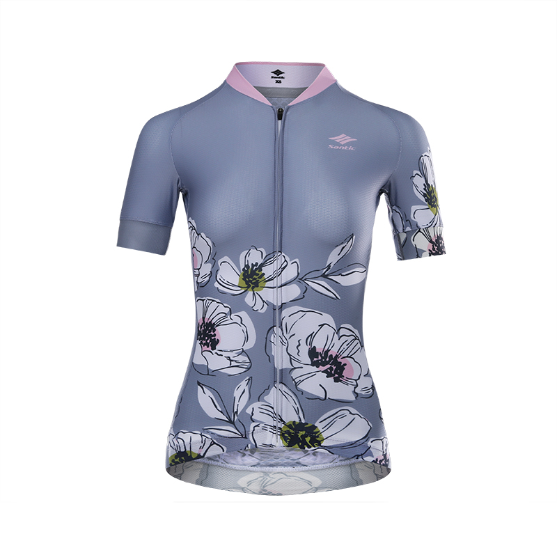 【Santic定制系列】空谷幽兰Flowers女款公路车骑行服