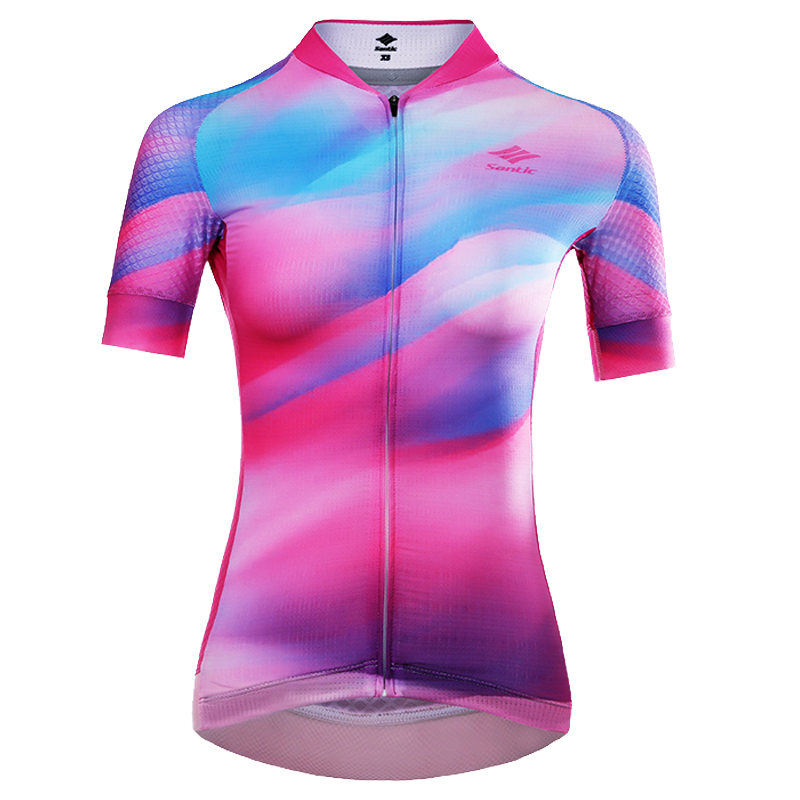 【Santic定制系列】粉色佳人 Colour 女款公路车骑行服