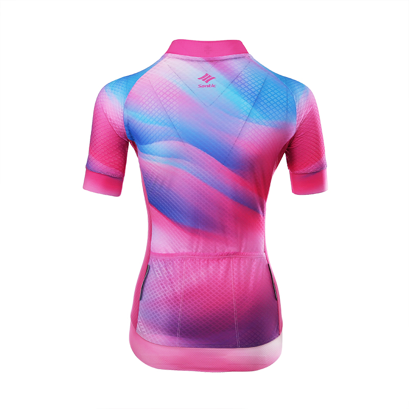 【Santic定制系列】粉色佳人 Colour 女款公路车骑行服