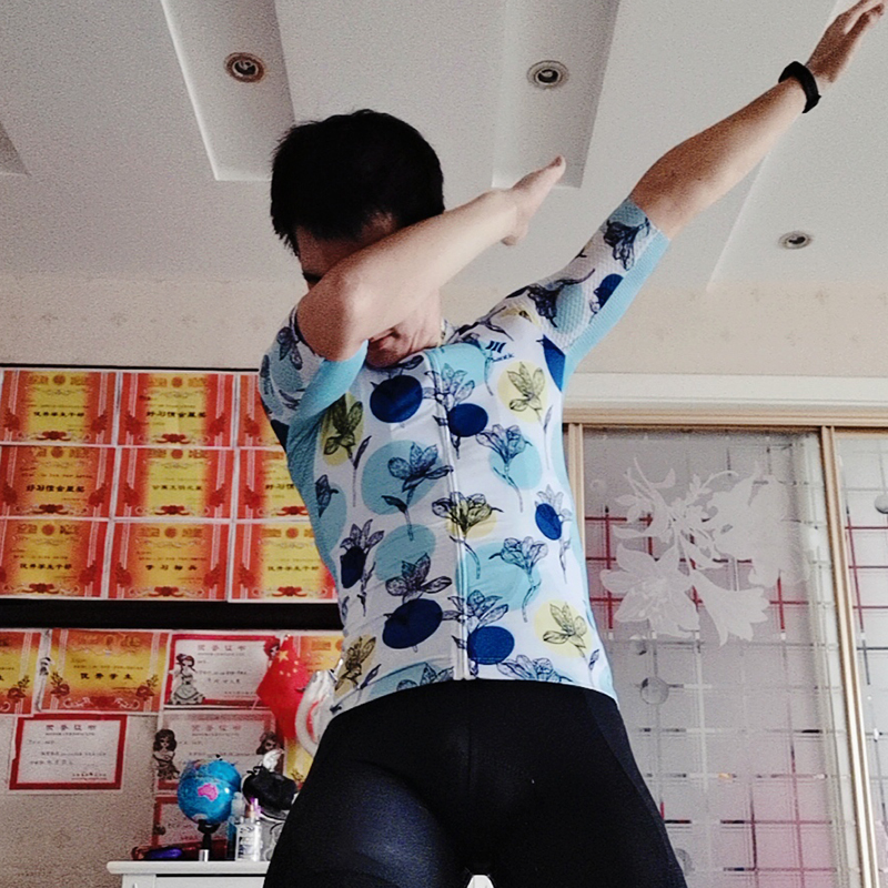 【Santic定制系列】陌上花开Flowers男款公路车骑行服