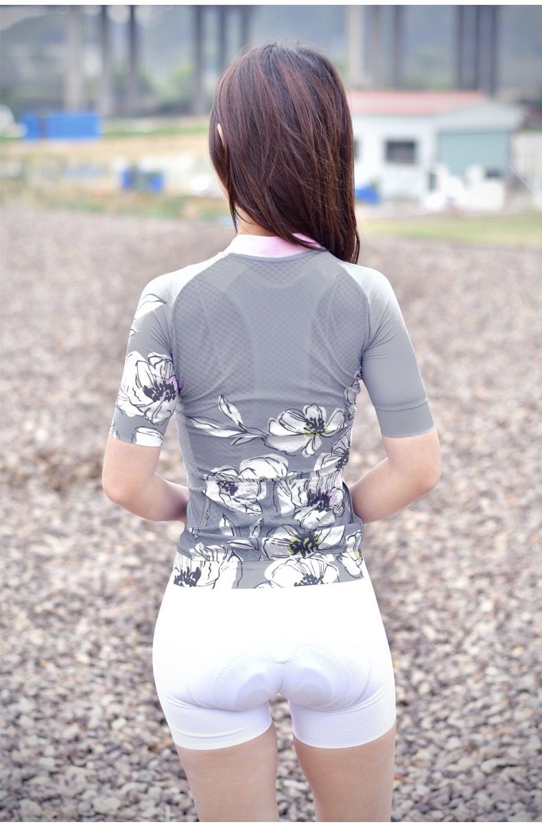【Santic定制系列】空谷幽兰Flowers女款公路车骑行服