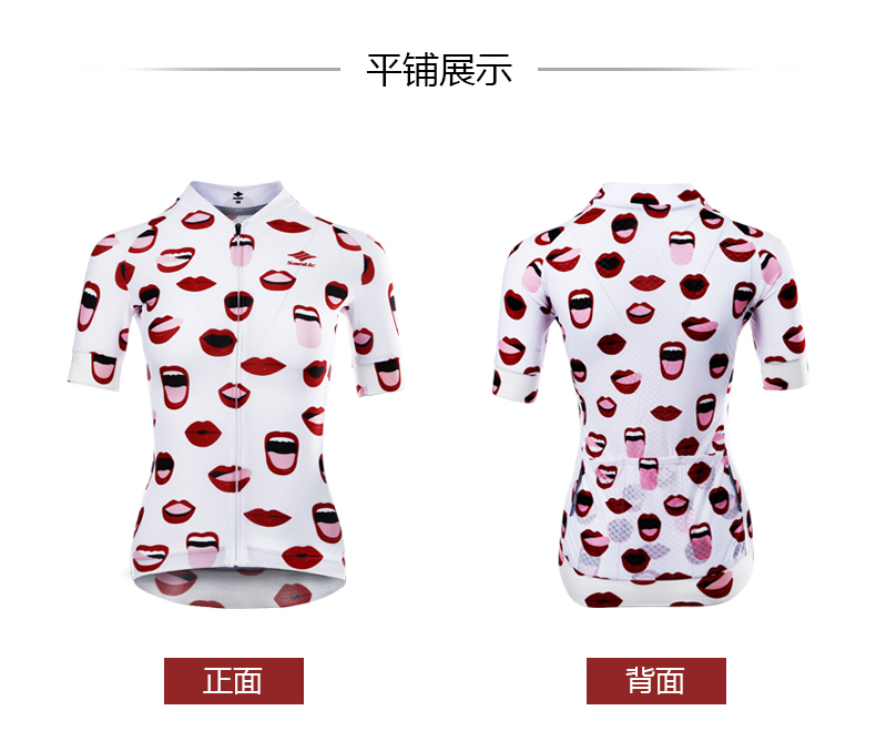 【Santic定制系列】烈焰红唇 Flaming Lips骑行服情侣款