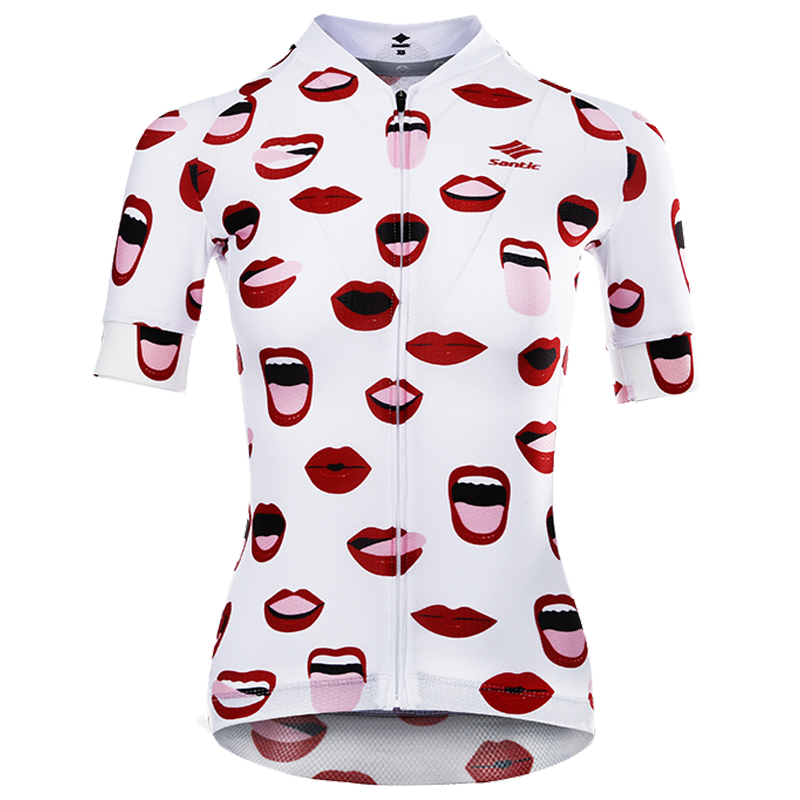 【Santic定制系列】烈焰红唇 Flaming Lips骑行服情侣款