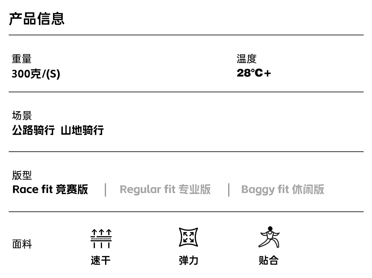 Santic森地客 洲际职业队版竞赛骑行套装男 EIT坐垫专业车队版