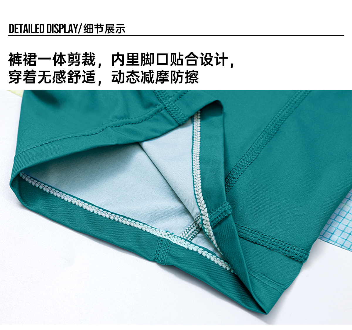 森地客定制升级二合一含内衬裤子速干运动跑步短裤