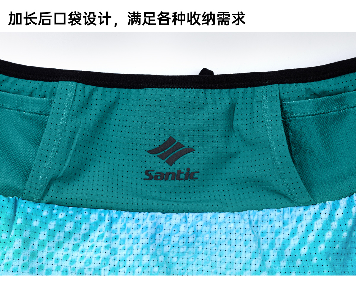 森地客定制升级二合一含内衬裤子速干运动跑步短裤